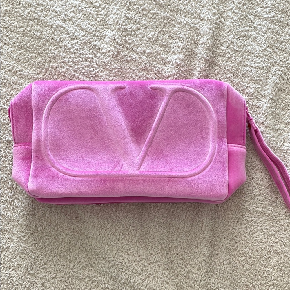 NWOT Valentino Pink Cosmetic Bag